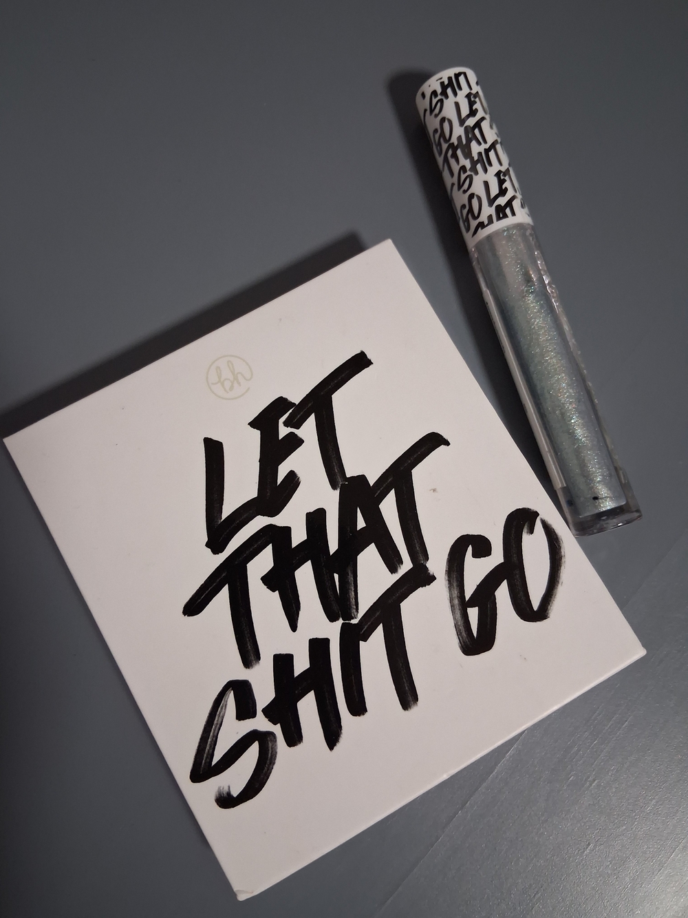 Let That Shit Go Palette + Shimmering Lip Gloss